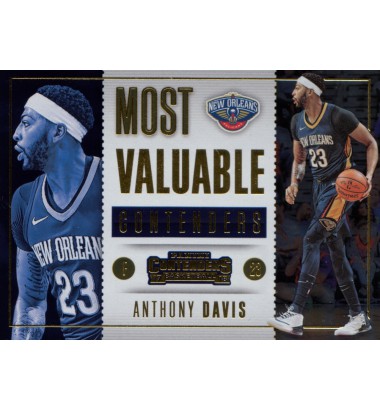 Panini Contenders 2017-2018 Most Valuable Contenders Anthony Davis (New Orleans Pelicans)
